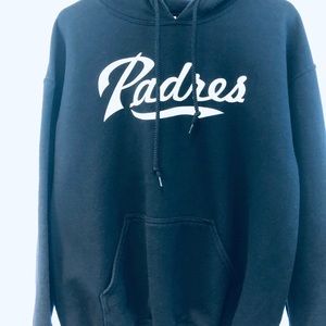 Padres medium navy blue hoody